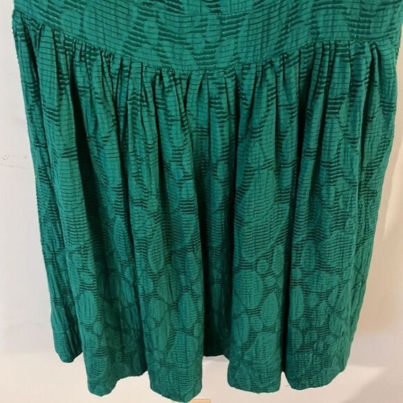 Duro Olowu Green Lined Dress Sz 6 - Picture 4 of 13